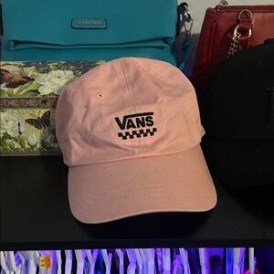 #77 Vans Light Pink Cap with Logo